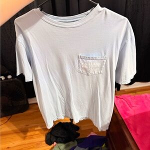 Southern Fried Cotton Sky Blue Short Sleeve Tee